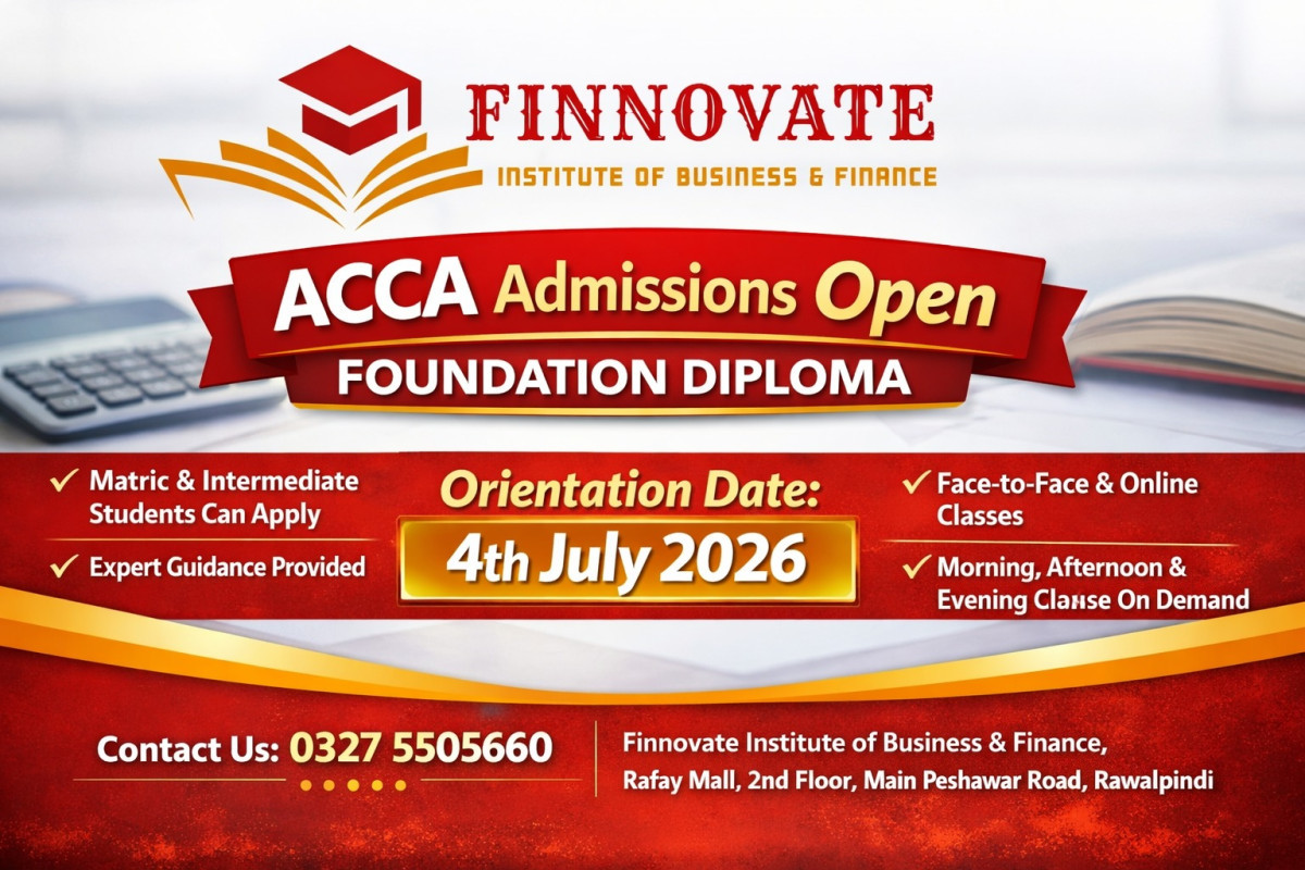 Admissions Open - ACCA July 2026 Intake